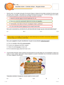 6. Sınıf Türkçe - KTT