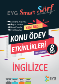 8. Sınıf İngilizce KONU ÖDEV ETKİNLİKLERİ - SÖRF