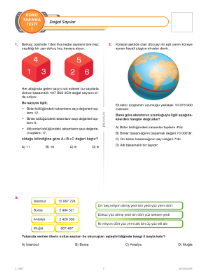 5. Sınıf MATEMATİK - KTT
